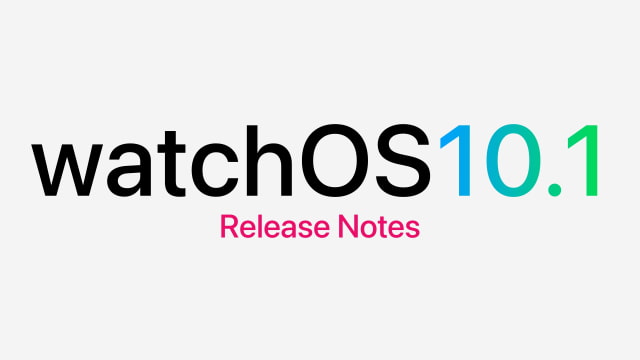 watchOS 10.1 Release Notes