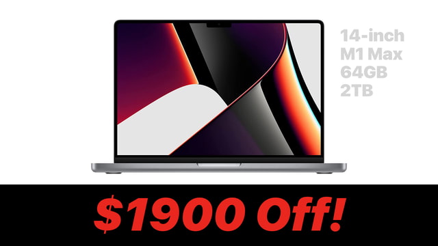Apple 14-inch MacBook Pro (M1 Max, 64GB RAM, 2TB SSD) On Sale for $1900 Off [Deal] - Vimarsana News