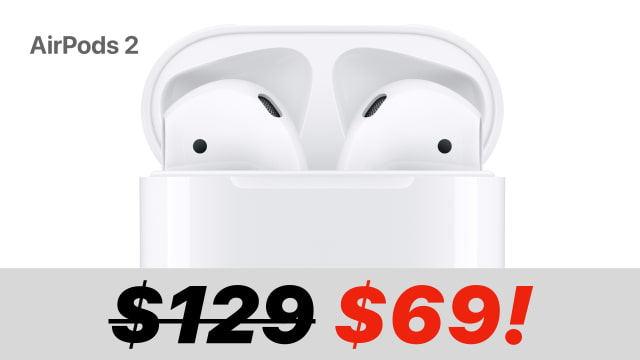 AirPods 2 On Sale for Just $69! [Lowest Price Ever]