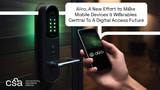 Connectivity Standards Alliance Announces New 'Aliro' Standard for Smart Locks