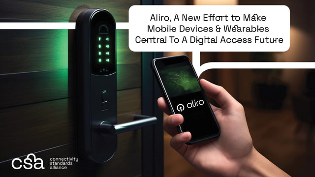 Connectivity Standards Alliance Announces New 'Aliro' Standard for Smart Locks - Vimarsana News