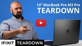 iFixit Posts Teardown of New 14-inch M3 MacBook Pro [Video]