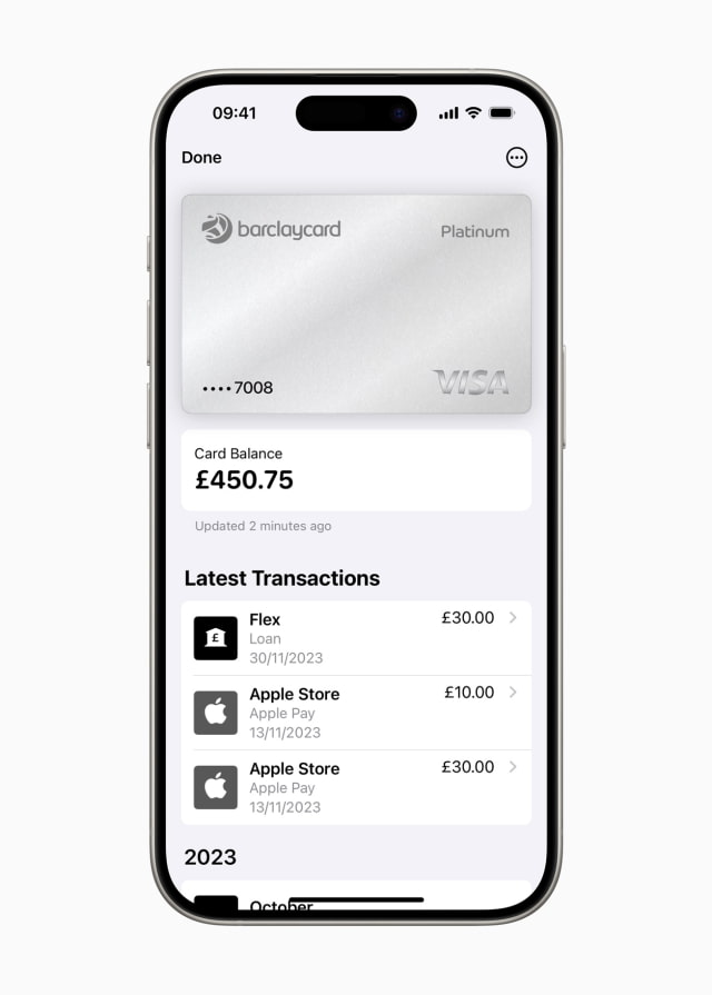 Apple Highlights New Apple Pay Card Balance Feature for U.K. Users