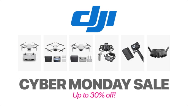 DJI Drones and Action Cameras On Sale for Up to 30% [Cyber Monday Deal]