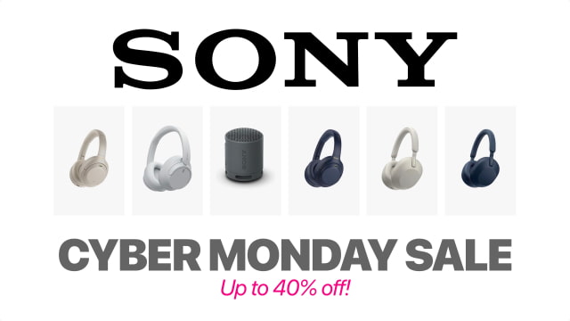 Sony Headphones and Speakers On Sale for Up to 40% Off [Cyber Monday Deal]