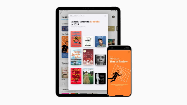 Apple Unveils Top Books of 2023, New Year in Review Experience
