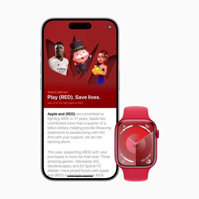 Apple Announces New Ways to Support (RED) on World Aids Day