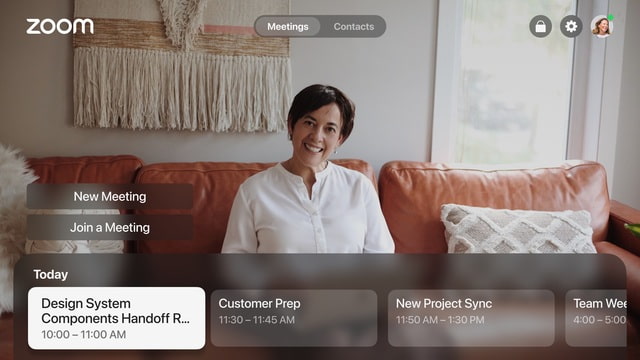 Zoom Releases Video Meetings App for Apple TV