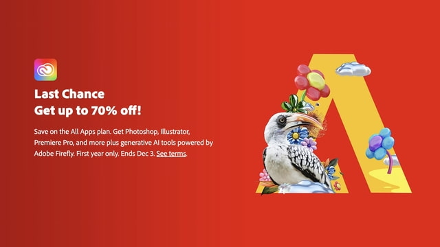 Today is the Final Day to Save Up to 70% on Adobe Creative Cloud [Deal] - Vimarsana News