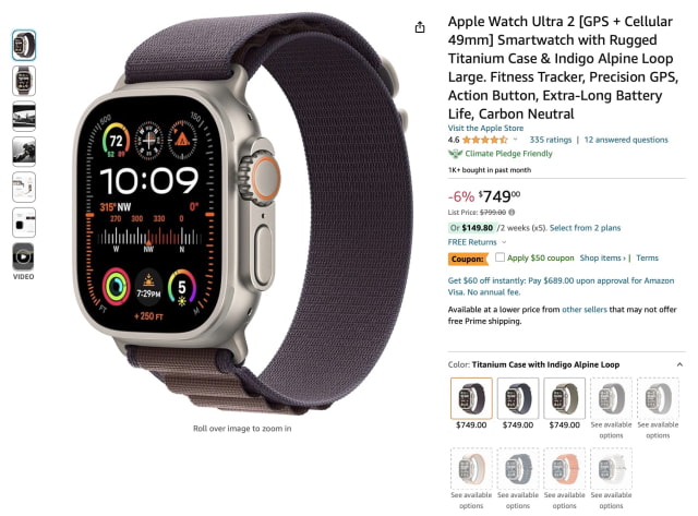 Apple Watch Ultra 2 On Sale for All-Time Low Price of $699 [Deal]