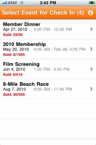 Eventbrite Easy Entry for iPhone Replaces Traditional Paper Check-In