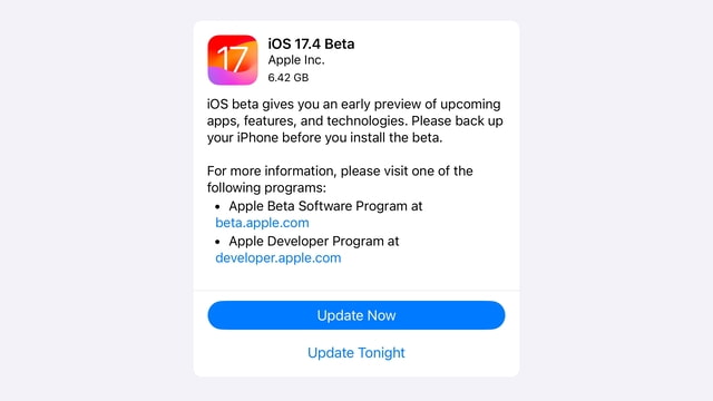 Apple Releases iOS 17.4 Beta and iPadOS 17.4 Beta [Download] - Vimarsana News