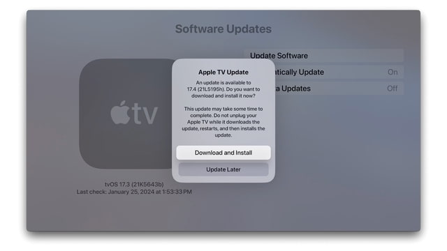 Apple Seeds tvOS 17.4 Beta to Developers [Download] - Vimarsana News