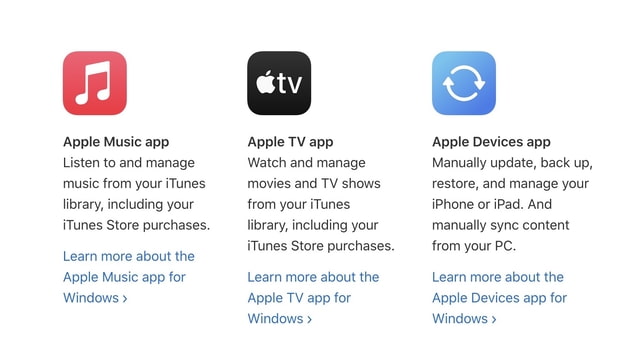 Apple Officially Releases Dedicated Windows Apps for Music, TV, Devices - Vimarsana News