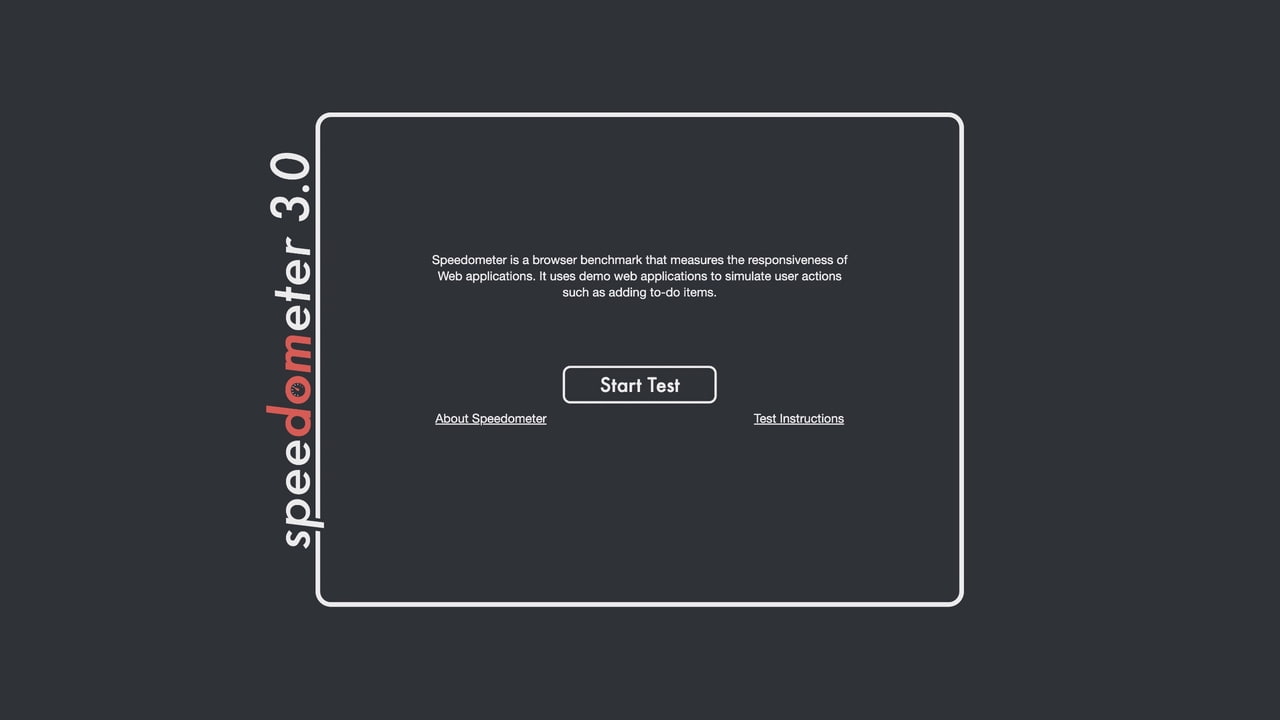 Apple Announces Speedometer 3.0 Browser Benchmark in Collaboration With ...