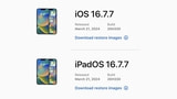 Apple Releases iOS 16.7.7 and iPadOS 16.7.7 for Older Devices [Download]