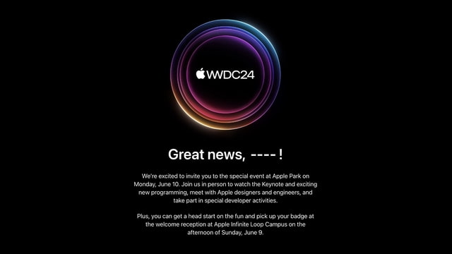 Apple Notifies WWDC 2024 Lottery Winners - Vimarsana News