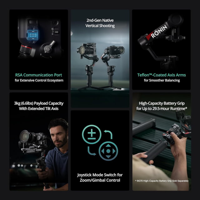 DJI Unveils New RS 4 and RS 4 Pro Gimbals, Focus Pro Automated Manual Focus System [Video]