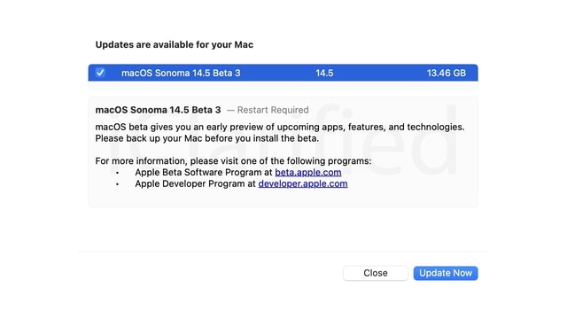 Apple Releases macOS Sonoma 14.5 Beta 3 [Download] - Vimarsana News