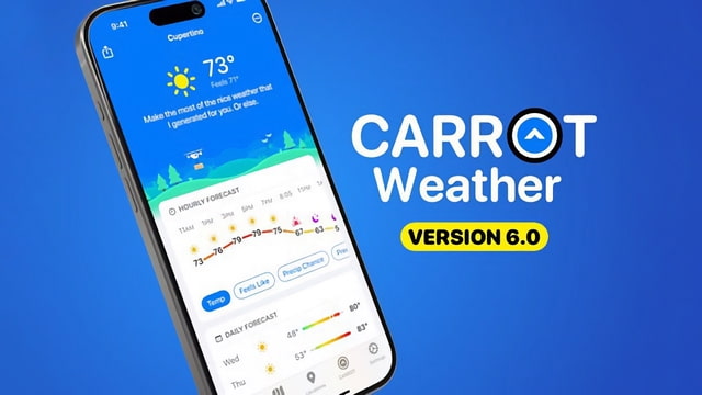 CARROT Weather App Gets Fresh New Design, Line Charts, Weather News, More - Vimarsana News