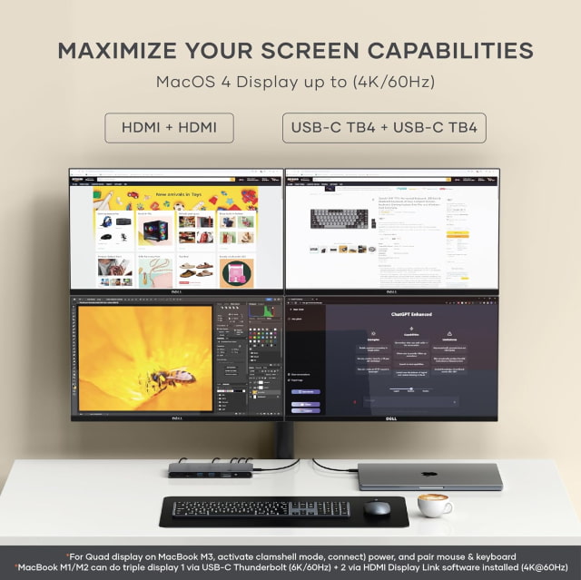 Satechi Launches New Thunderbolt 4 Docking Station with DisplayLink