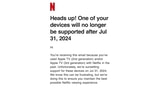 Netflix to End Support for Older Apple TV Devices on July 31, 2024