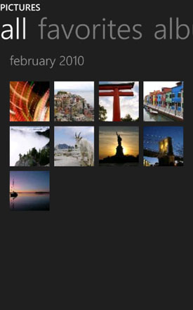 Near-Final Screenshots of Windows Phone 7