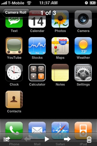 Latest iPhone 2.0 Beta Has Screenshot Feature