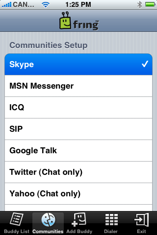 Fring Puts Skype Calling on Your iPhone!!!