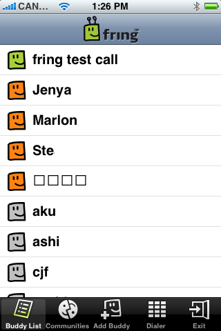 Fring Puts Skype Calling on Your iPhone!!!