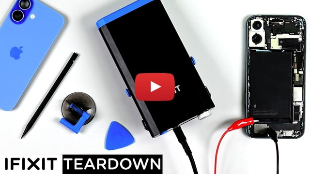 iFixit iPhone 16 Teardown Reveals New Method for Removing Battery
