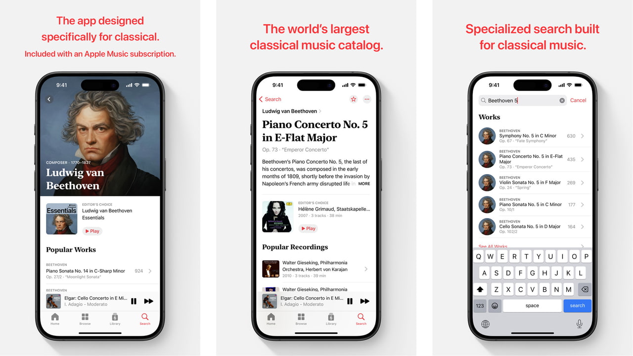 Apple Music Classical 2.0 Released With Album Booklets for Thousands of ...