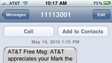 AT&T Texts Customers About Feedback Generated Network Improvements