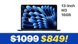 Apple 13-inch M3 MacBook Air (16GB RAM) On Sale for $250 Off! [Lowest Price Ever]