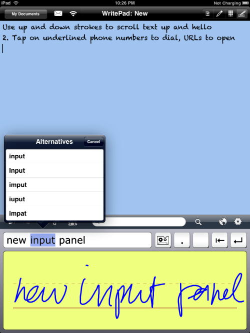 WritePad SDK Beta for iPad and Mac OS
