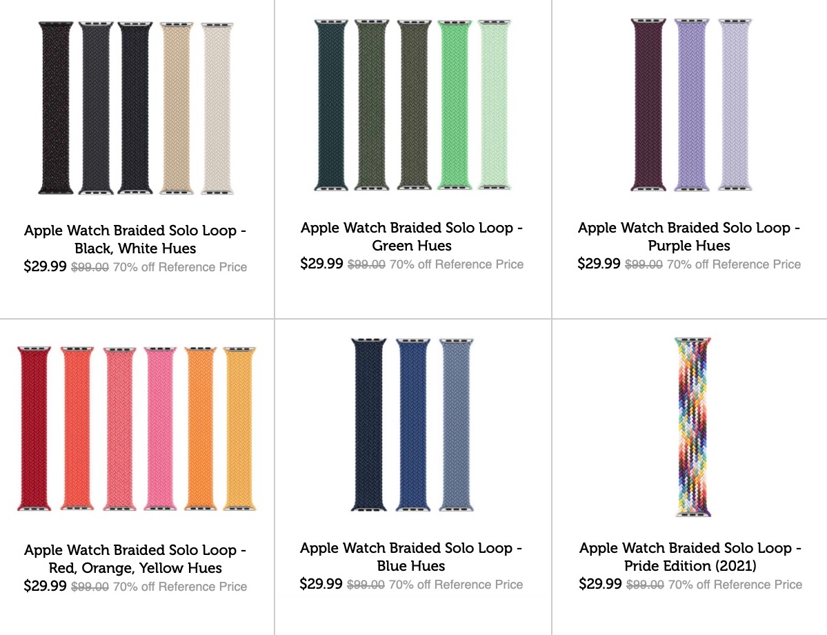 Massive Sale: Get Over 70% Off Apple Watch Solo Loop Bands! [Deal]