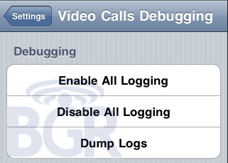 iPhone 4G Video Calling Test Firmware [Screenshots]