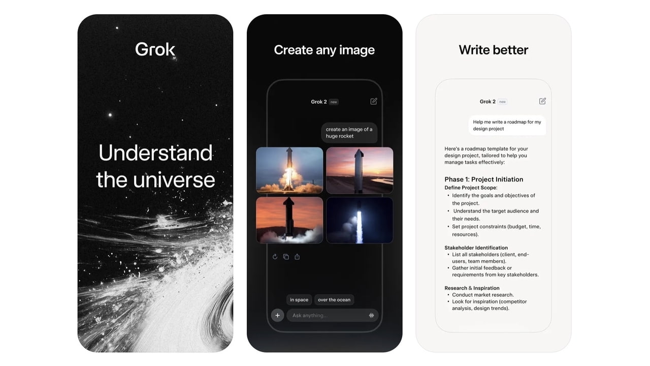 Grok AI App for iPhone Updated With PDF Support, Haptics Settings, More ...