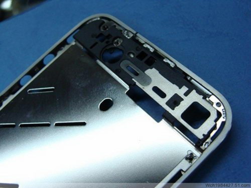 Dettagli della struttura di metallo dell&#039;iPhone 4G