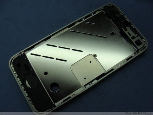 Dettagli della struttura di metallo dell&#039;iPhone 4G