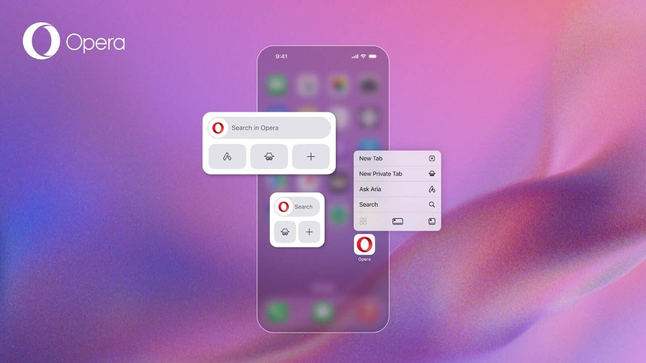 Opera for iOS Updated With Accountless Aria AI, Home Screen Widgets ...