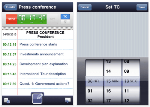 Logging Application for Journalists