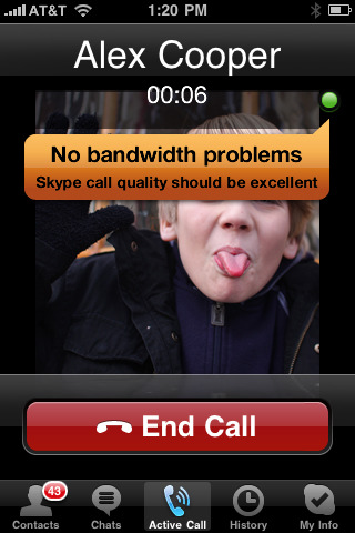 Skype 2.0 for iPhone Enables 3G Calling for a Fee!