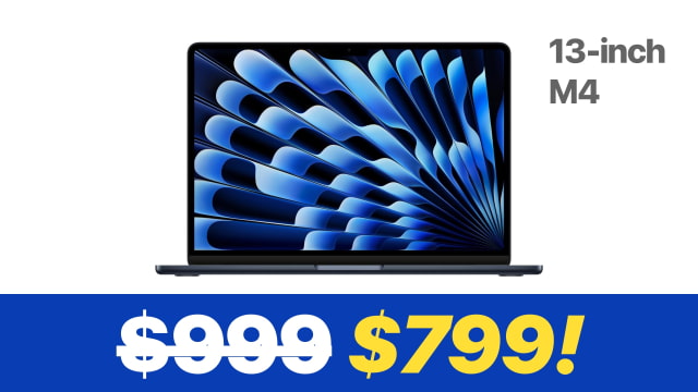 Apple&#039;s M4 MacBook Air Hits Lowest Price Ever: Just $799 in All Colors [Deal]