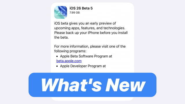 What&#039;s New in iOS 26 Beta 5