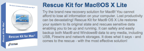 Rescue Kit for Mac OS X Lite 