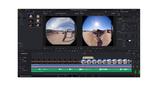 DaVinci Resolve 20.1 Update Adds Professional Workflow for Creating Apple Immersive Video