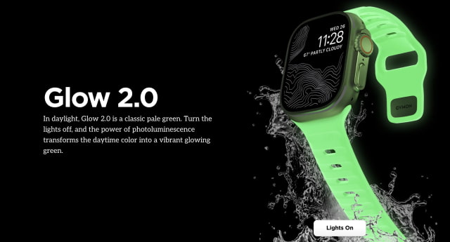 Nomad&#039;s Glow 2.0 Sport Band for Apple Watch Returns Brighter Than Ever