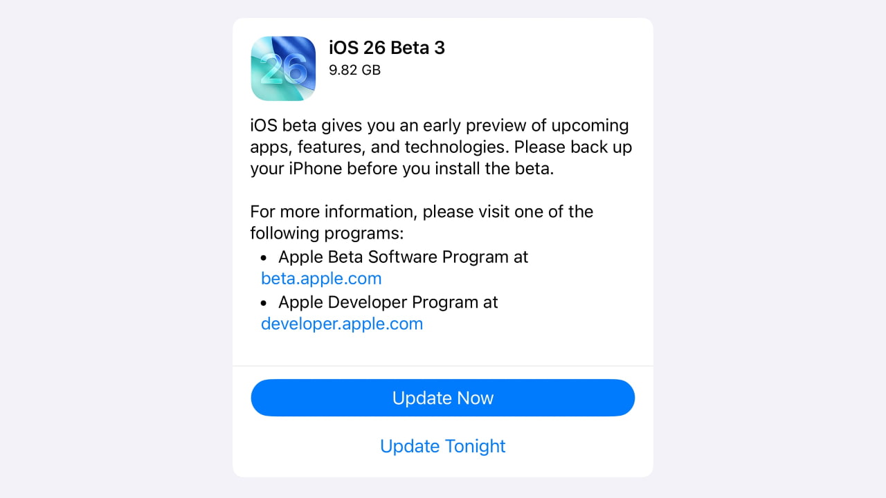 Apple Releases Public Beta 3 of iOS 26, macOS Tahoe 26, and More ...