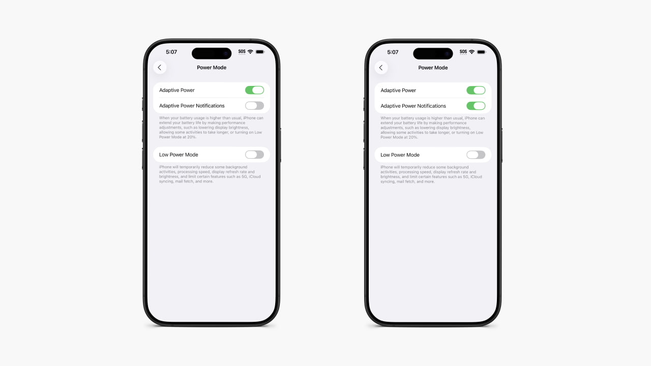 Apple добавляет функцию «Адаптивные уведомления об энергопотреблении» в бета-версию iOS 26 7